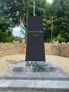 Photo of the McGirl Monument.